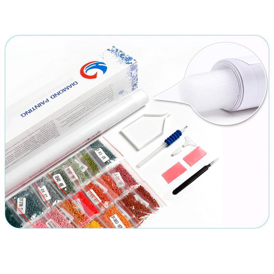 Cabin Snow Diamond Painting Kit - DIY