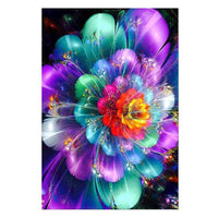 Thumbnail for Rainbow Flowers Diamond Painting Kit - DIY Rainbow Flowers-4