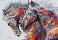 Thumbnail for Horses Full Colors Diamond Painting Kit - DIY