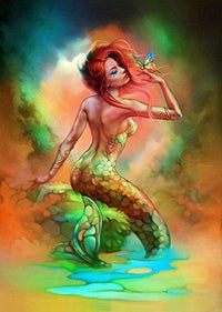 Thumbnail for Mermaid Colors Full Diamond Painting Kit - DIY