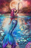Mermaid Red Diamond Painting Kit - DIY