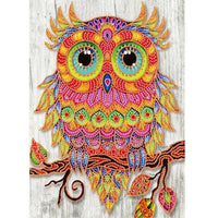 Thumbnail for Special Shaped  Owl Flower Diamond Painting Kit - DIY