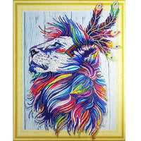 Thumbnail for Lion Special Shaped Diamond Painting Kit - DIY