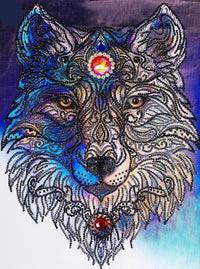 Thumbnail for Special Shaped Animal Wolf Diamond Painting Kit - DIY
